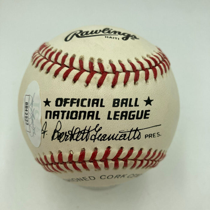 Nice Willie Mays Signed Official National League Baseball JSA COA