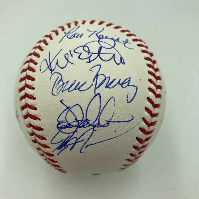 1986 New York Mets World Series Champs Team Signed Major League Baseball JSA COA