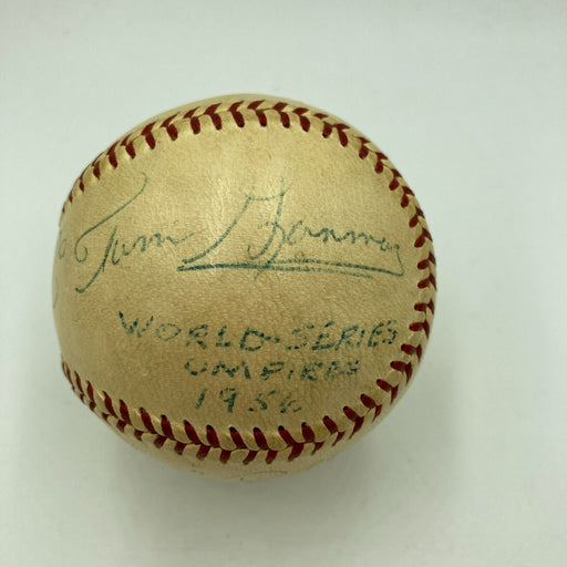 Historic 1956 World Series Don Larsen Perfect Game Signed Game Used Baseball JSA