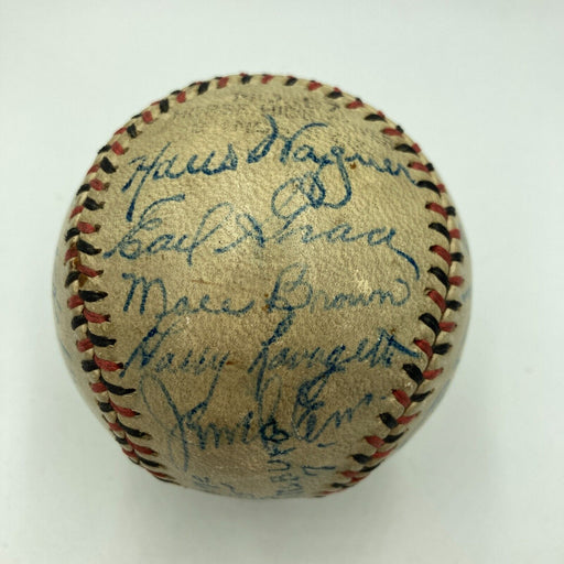 Honus Wagner 1935 Pittsburgh Pirates Team Signed Baseball PSA DNA COA