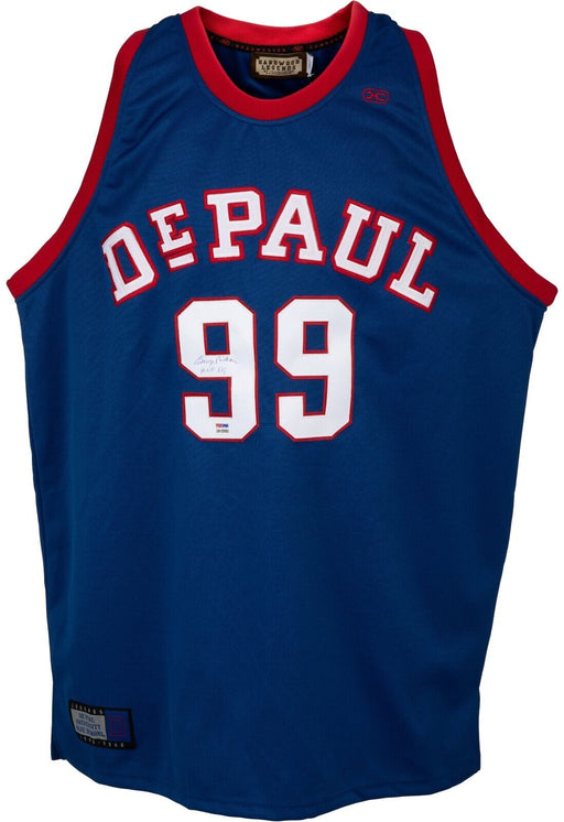 George Mikan "HOF 1959" Signed DePaul University Demons Authentic Jersey PSA DNA