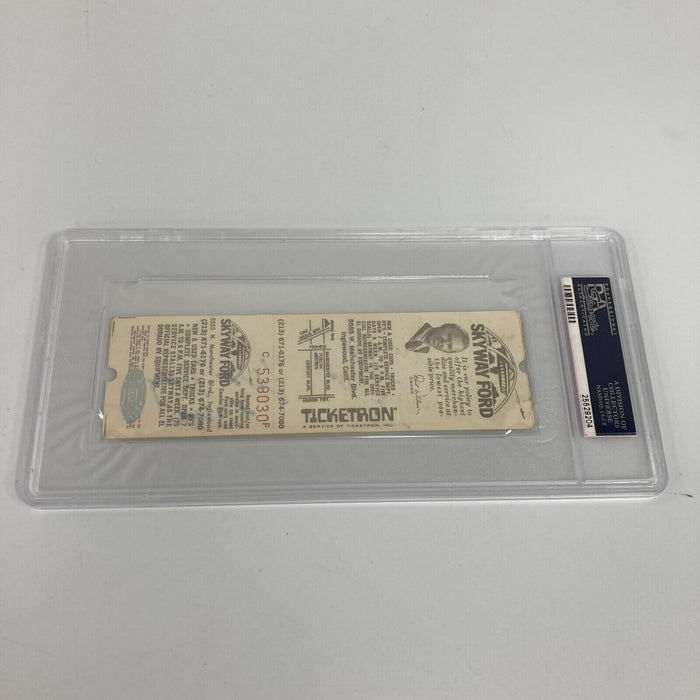 1973 New York Knicks NBA Finals Game 5 Signed Full Ticket PSA DNA