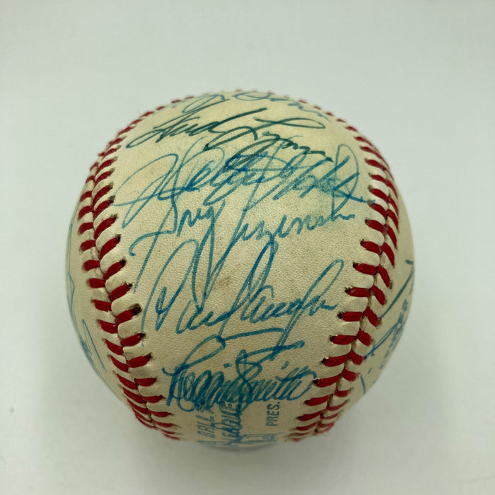 Ted Williams Carl Yastrzemski Boston Red Sox Legends Multi Signed Baseball JSA