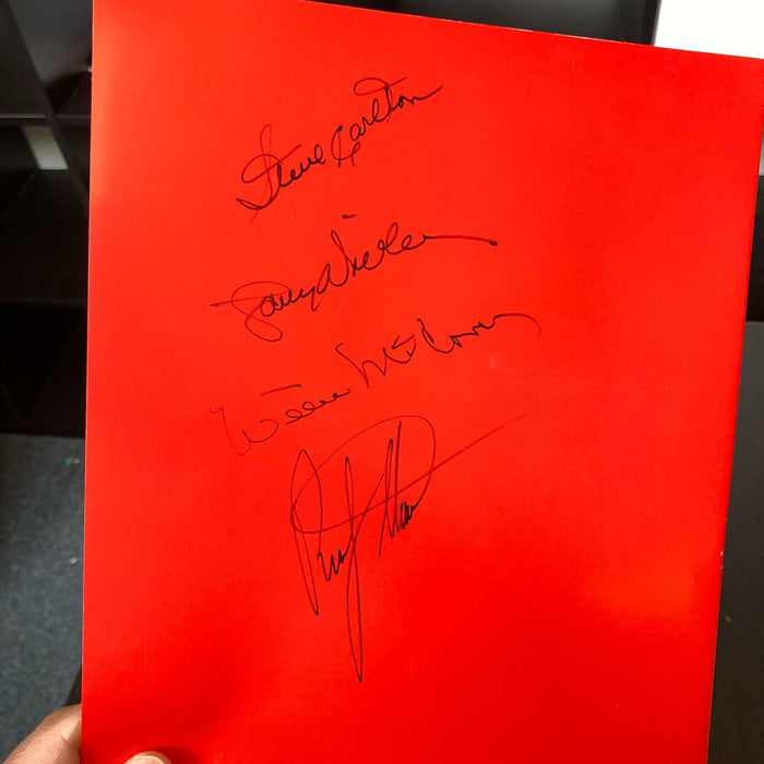 1971 All Star Game Multi Signed Program Warren Giles Joe Cronin Beckett COA