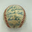 Beautiful 1967 Los Angeles Dodgers Team Signed Baseball JSA COA