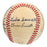 1920 Cleveland Indians World Series Champs Team Signed Baseball Beckett COA