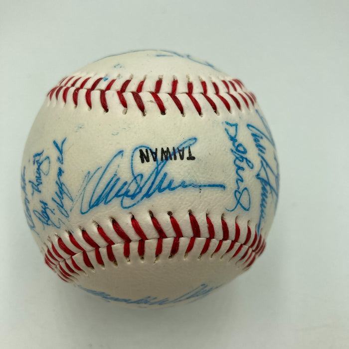 1985 - 1986 New York Mets Team Signed Baseball 28 Sigs With Gary Carter