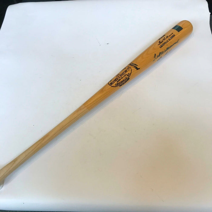 Beautiful Ted Williams "The Kid" Signed Inscribed Game Model Bat With JSA COA