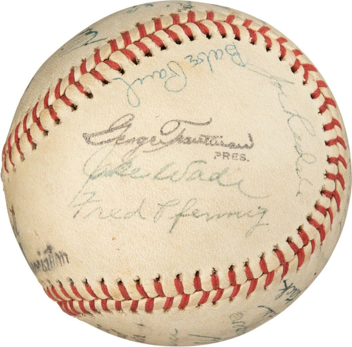 Earliest Known 1939 Stan Musial Pre Rookie All Star Game Signed Baseball PSA DNA