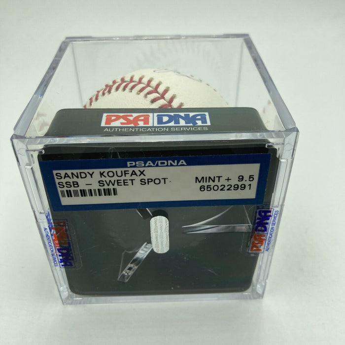Sandy Koufax Signed Major League Baseball PSA DNA Graded 9.5 MINT+