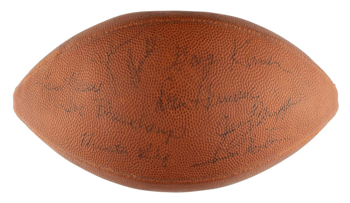 1966 San Diego Chargers Team Signed Spalding AFL Official Game Football JSA COA