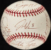 2003 Florida Marlins World Series Champs Team Signed W.S. Baseball Beckett COA
