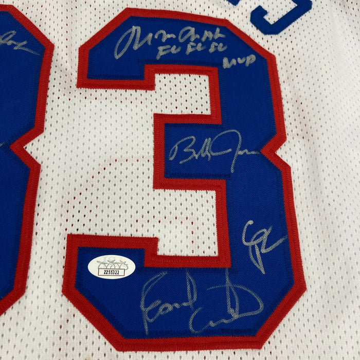 1982-83 Philadelphia 76ers NBA Champions Team Signed Jersey JSA COA