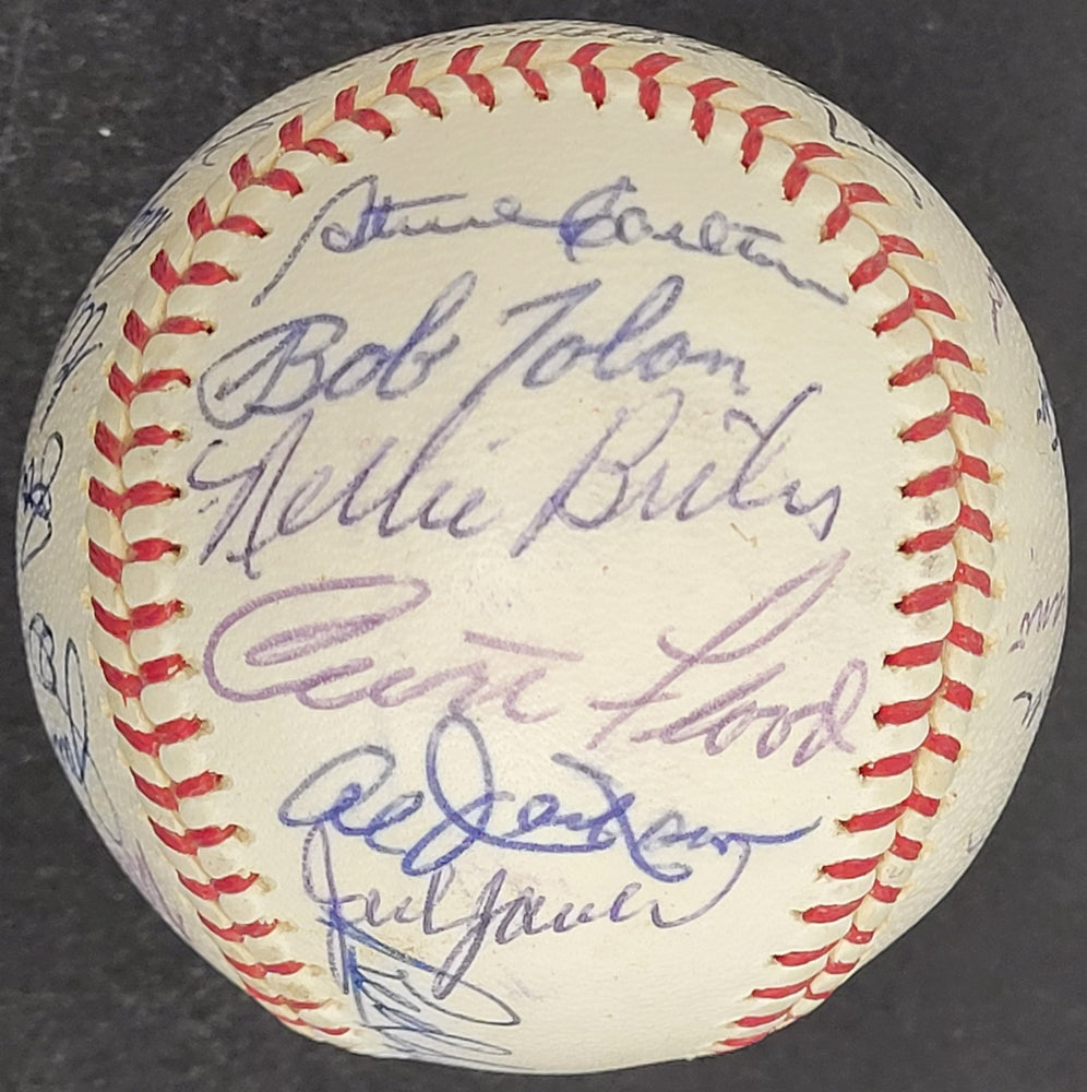 1967 St. Louis Cardinals World Series Champs Team Signed Baseball JSA COA