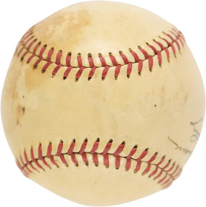 Mickey Cochrane & Bill Dickey Legendary Catchers Signed AL Baseball PSA DNA COA