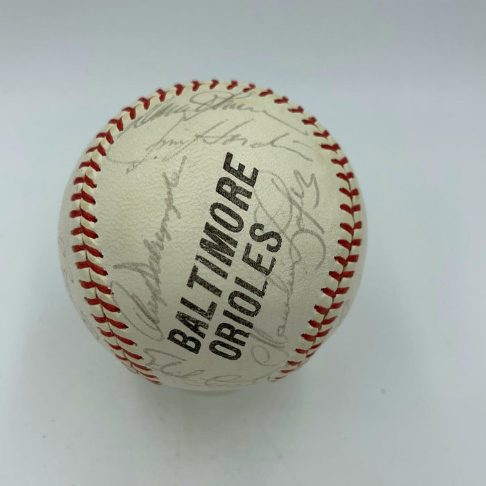 1969 Baltimore Orioles American League Champs Team Signed Baseball JSA COA