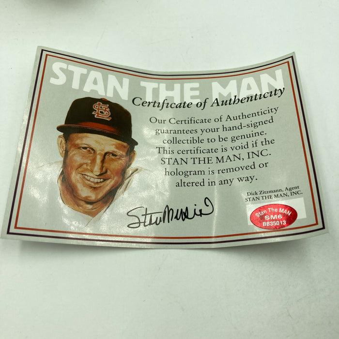 RARE Stan Musial "U.S. Navy 1945 Pearl Harbor" WW2 Signed Baseball PSA DNA COA