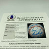 Harmon Killebrew HOF Signed Cracker Jack Old Timers Game Baseball Beckett COA