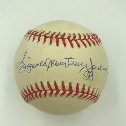 Rare Reggie Jackson  Reginald Martinez Full Name Signed AL Baseball PSA DNA COA