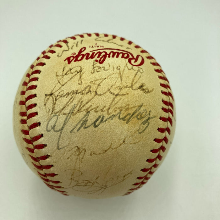 1980 Philadelphia Phillies World Series Champs Team Signed Baseball With JSA COA