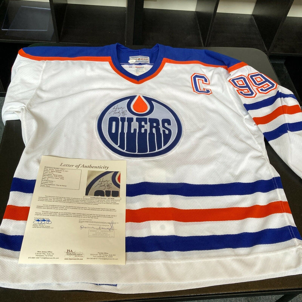 Wayne Gretzky Signed Authentic CCM Edmonton Oilers Game Model Jersey JSA COA