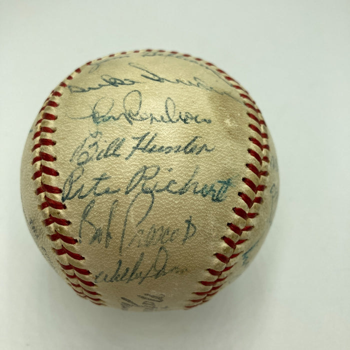 Sandy Koufax Don Drysdale 1962 Los Angeles Dodgers Team Signed Baseball JSA COA