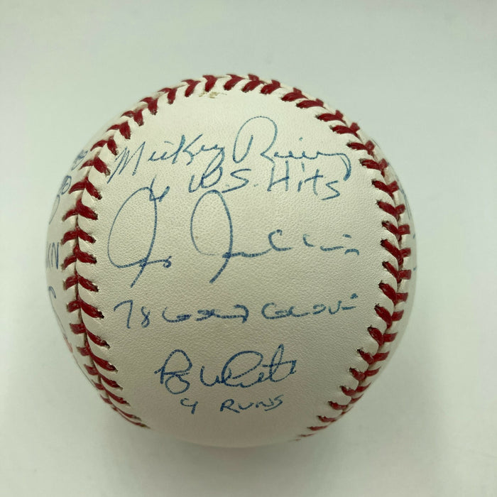 1978 New York Yankees World Series Champs Team Signed W.S. Baseball Steiner COA