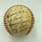 Nice 1953 Boston Red Sox Team Signed American League Harridge Baseball JSA COA