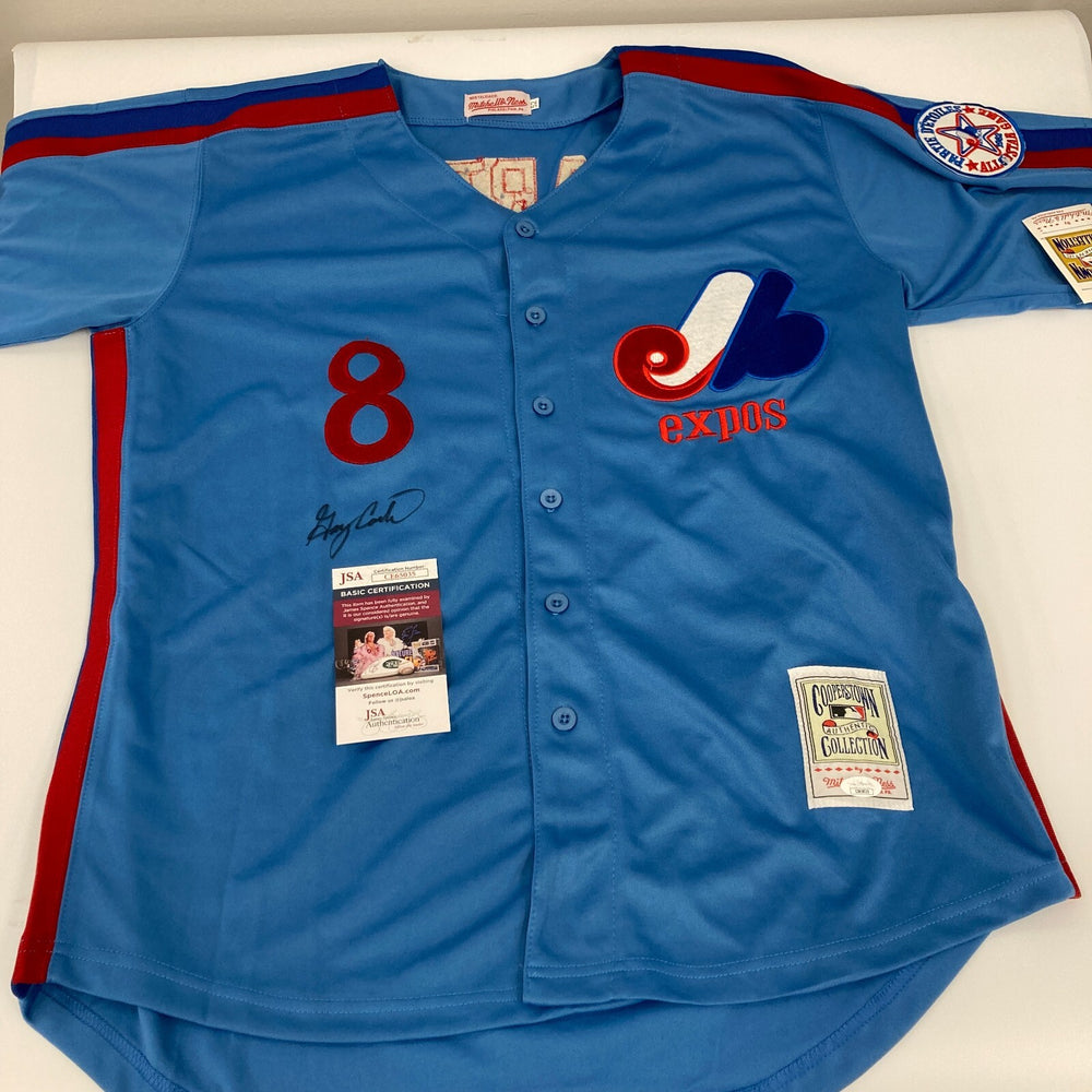 Gary Carter Signed Mitchell & Ness Montreal Expos Jersey JSA COA