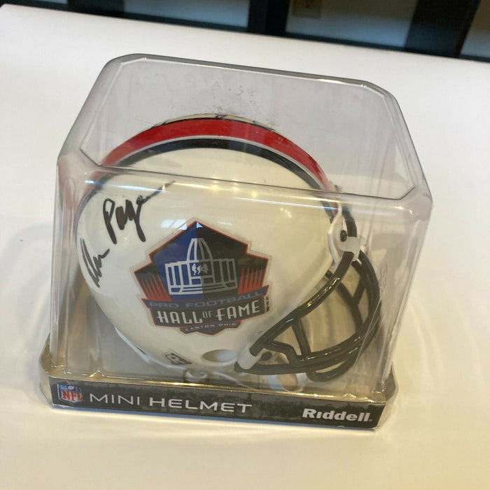 Alan Page, John Mackey, Dave Wilcox, Signed Hall Of Fame Mini Helmet JSA COA