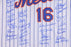 1986 New York Mets World Series Champs Team Signed Authentic Jersey JSA COA