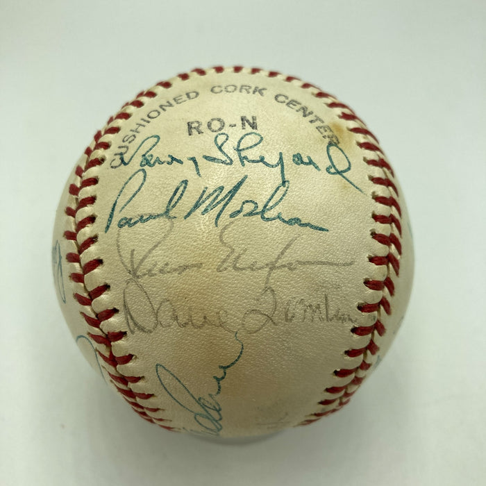 1978 Cincinnati Reds Team Signed Official National League Baseball JSA COA