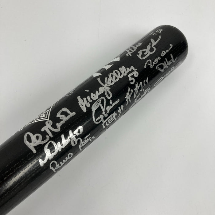 2009 New York Yankees World Series Champs Team Signed Bat #7/50 Steiner COA