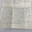 Rare Jesse Haines Signed Handwritten Questionnaire Great Baseball Content JSA