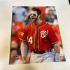 Bryce Harper Signed Autographed 16x20 Photo PSA DNA Sticker