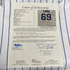 1969 Chicago Cubs Team Signed Authentic Jersey Ernie Banks 21 Sigs JSA COA