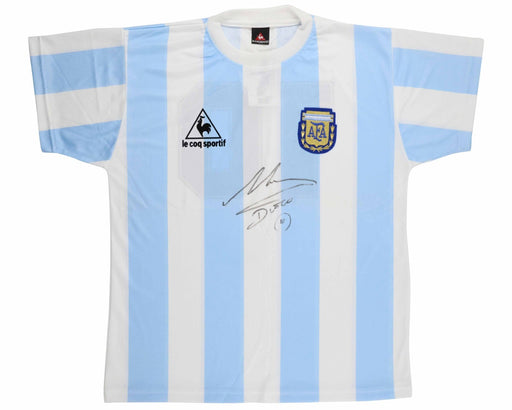 Diego Maradona Signed Argentina Game Model Jersey PSA DNA COA
