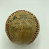 Lou Gehrig Sweet Spot 1935 New York Yankees Team Signed Baseball PSA DNA & JSA