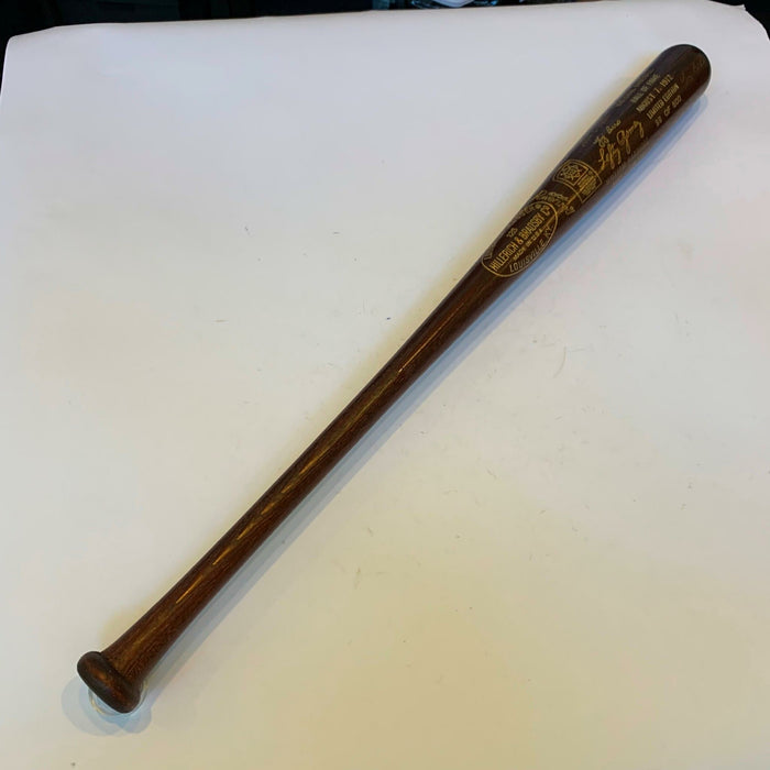 Yogi Berra Early Wynn Buck Leonard 1972 Hall Of Fame Induction Signed Bat JSA