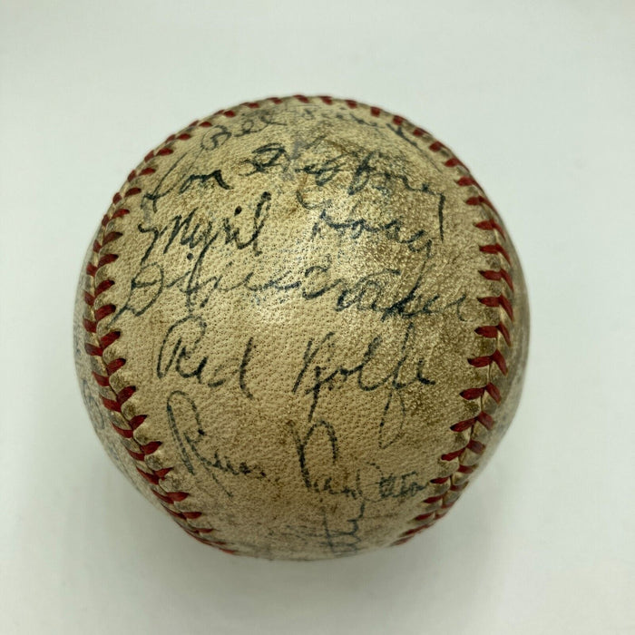 Babe Ruth & Lou Gehrig 1934 New York Yankees Team Signed Baseball JSA COA