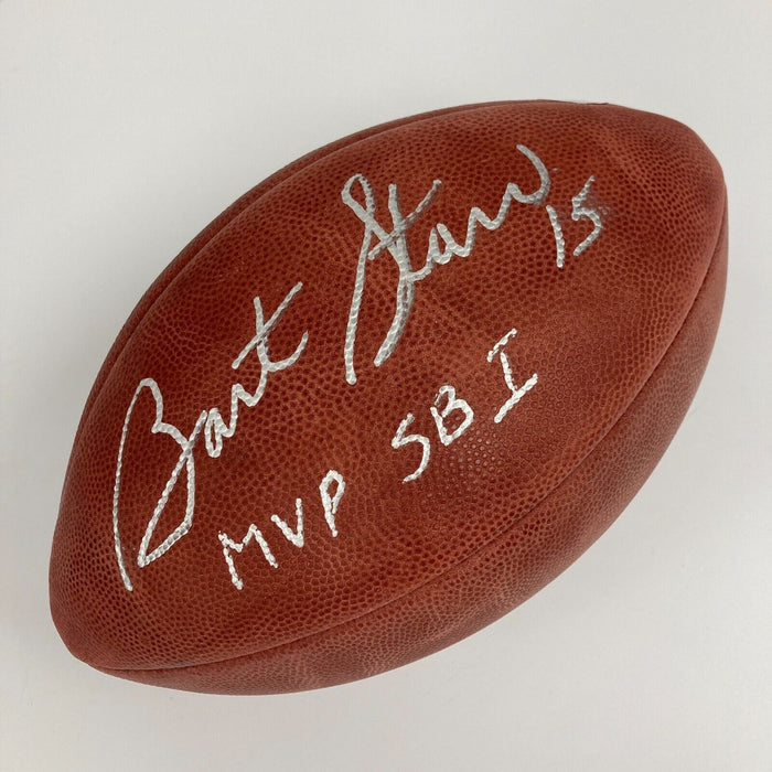 Bart Starr "Super Bowl 1 MVP " Signed Inscribed Wilson NFL Game Football JSA COA