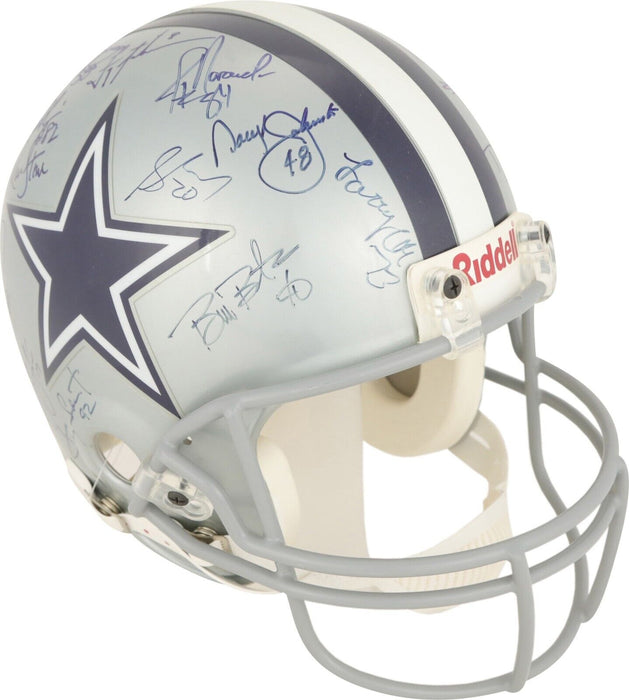 1995 Dallas Cowboys Super Bowl Champs Team Signed Authentic Helmet PSA DNA COA