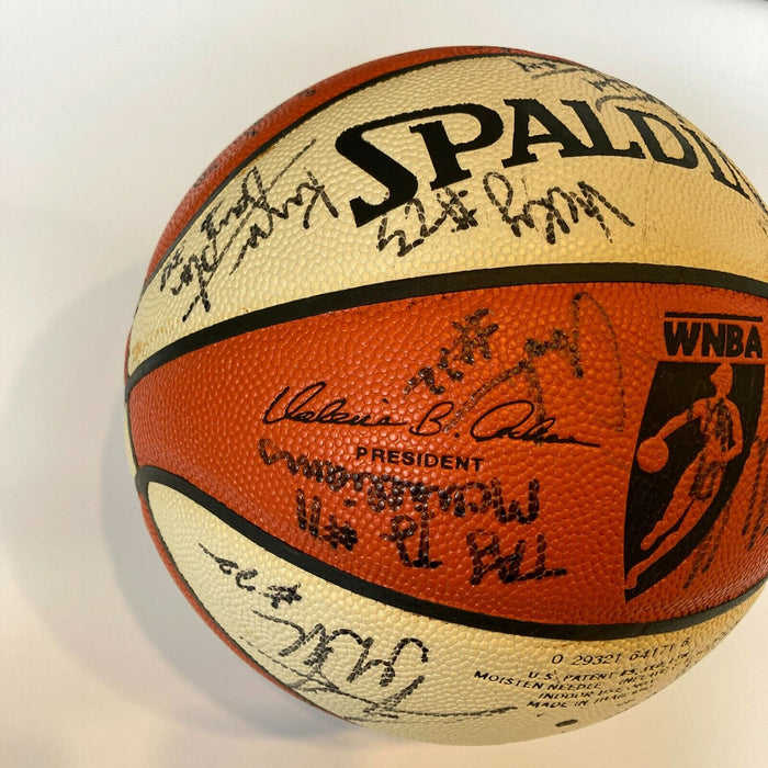 1999 WNBA All Star Game Multi Signed Official Basketball 25 Sigs JSA COA