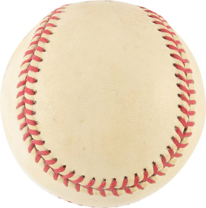 Gil Hodges Single Signed 1950's Official National League Baseball JSA COA