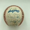 1996 New York Yankees World Series Champs Team Signed Baseball Derek Jeter JSA