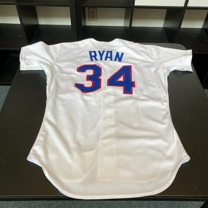Nolan Ryan Signed Authentic Game Issued 1989 Texas Rangers Jersey With JSA COA