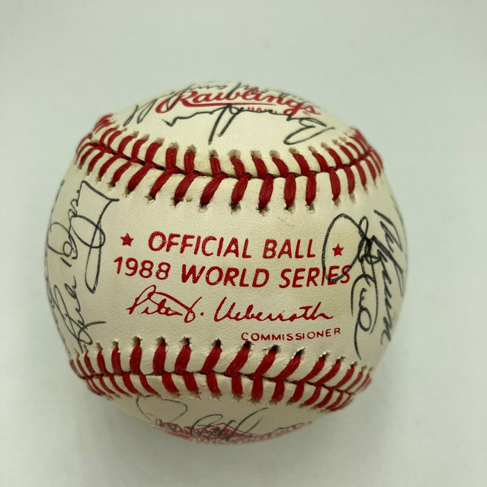 1988 Los Angeles Dodgers World Series Champs Team Signed W.S. Baseball JSA COA
