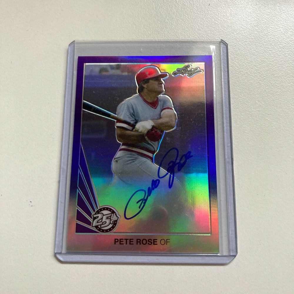 2015 Leaf Pete Rose Auto #15/15 Signed Autographed Baseball Card