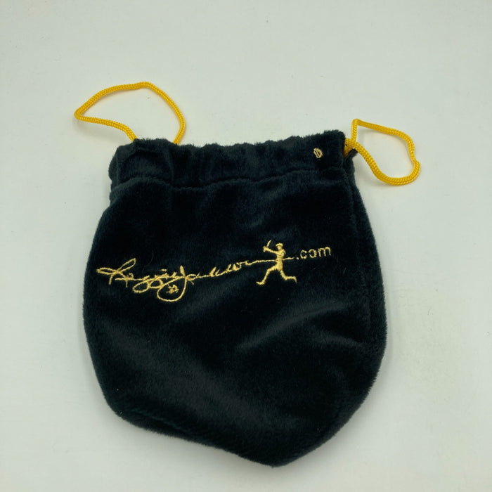 Duke Snider Signed Heavily Inscribed Career STAT Baseball Reggie Jackson COA