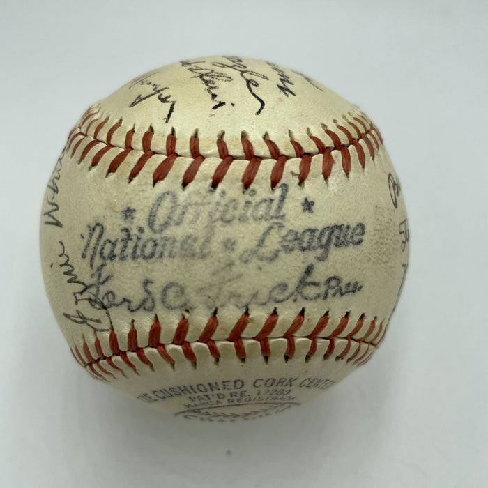 Beautiful 1943 St. Louis Cardinals Team Signed Baseball JSA